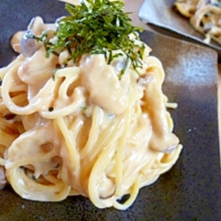 インスタント味噌汁で 和風きのこクリームパスタ レシピ 作り方 By Jp S ビートル 楽天レシピ インスタント味噌汁で 和風きのこクリームパスタ レシピ 作り方 By Jp S ビートル 楽天レシピ